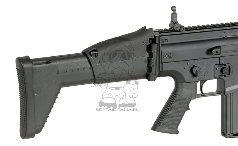 Replica FN SCAR-H CM.063H con ETU Eshooter GEN-2 nera di EMG