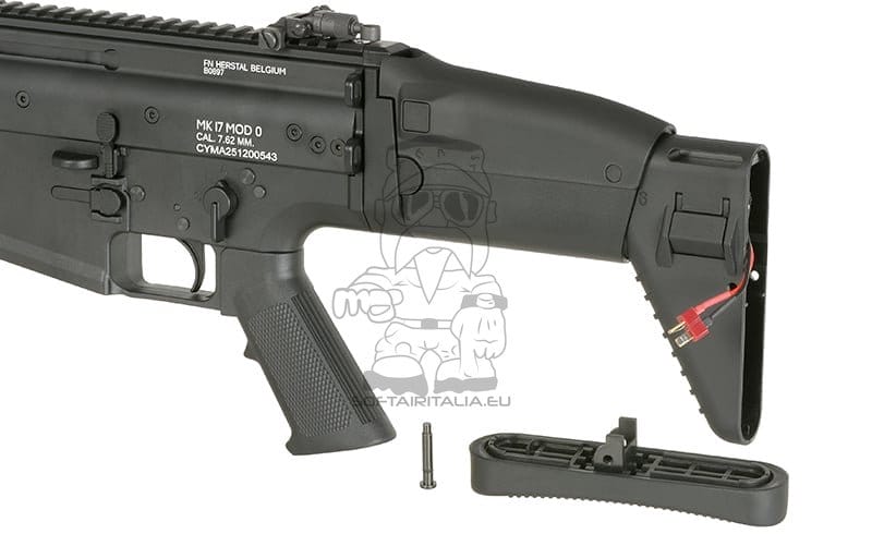 Replica FN SCAR-H CM.063H con ETU Eshooter GEN-2 nera di EMG