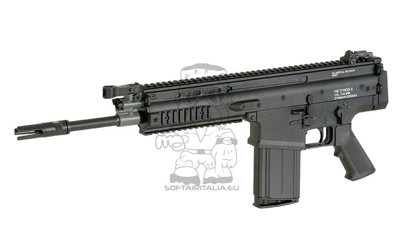 Replica FN SCAR-H CM.063H con ETU Eshooter GEN-2 nera di EMG