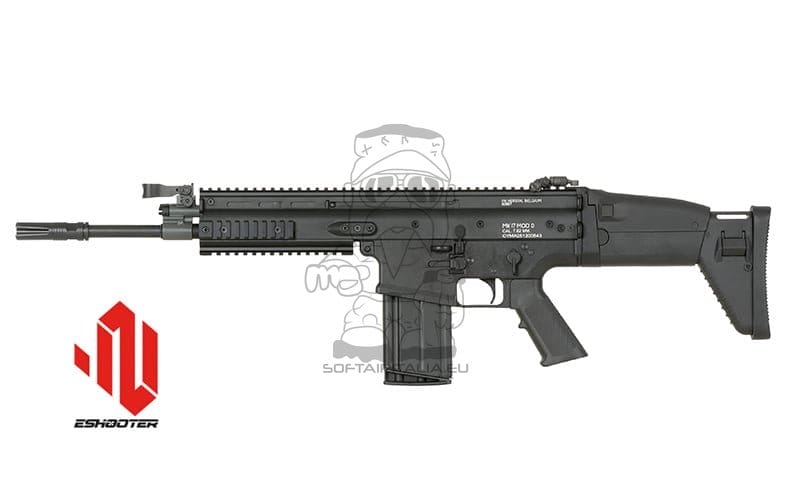 Replica FN SCAR-H CM.063H con ETU Eshooter GEN-2 nera di EMG