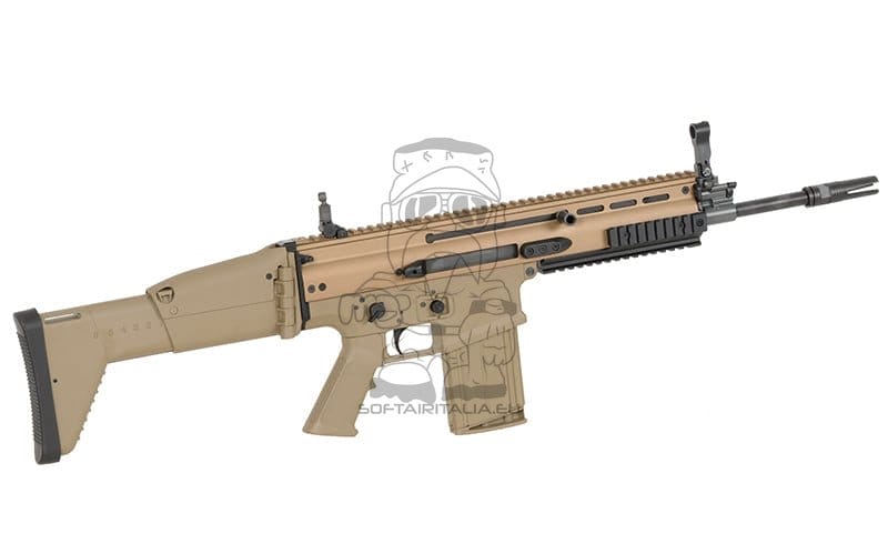 Replica FN SCAR-H CM.063H GEN-2 Tan con ETU di EMG