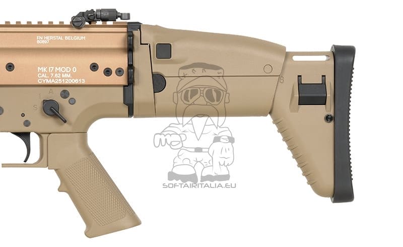 Replica FN SCAR-H CM.063H GEN-2 Tan con ETU di EMG