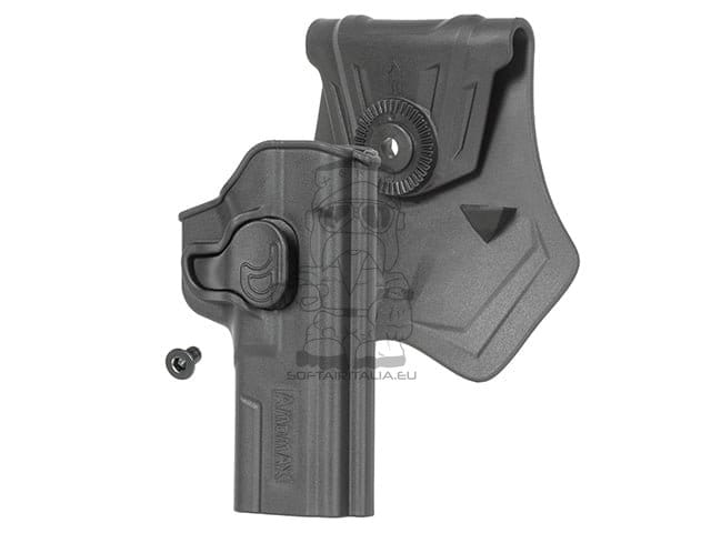 Fondina serie CM.127 nera di AMOMAX