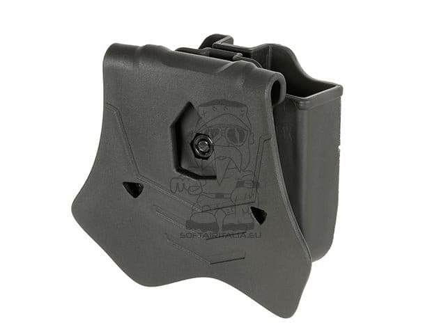 Tasca portacaricatore doppio per PX4/P30/USP/USP Compact nera di AMOMAX