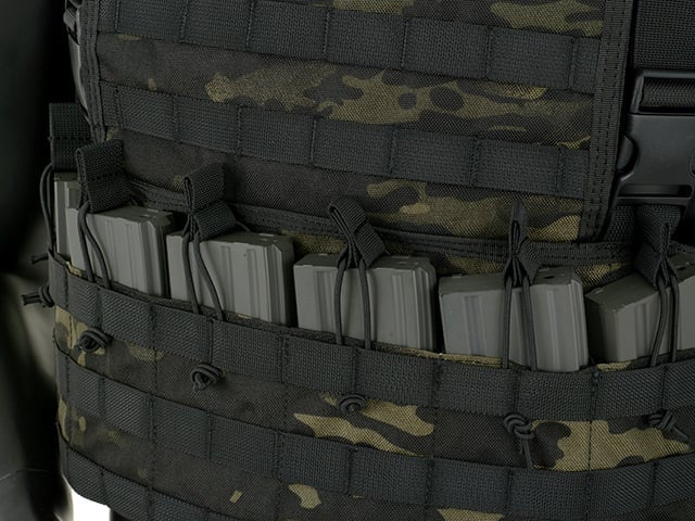 Chest Rig Tattico Rifleman Multicamo Black di 8FIELDS