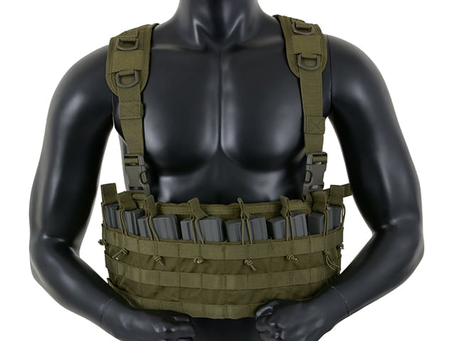 Chest Rig Tattico Rifleman Multicamo Black di 8FIELDS