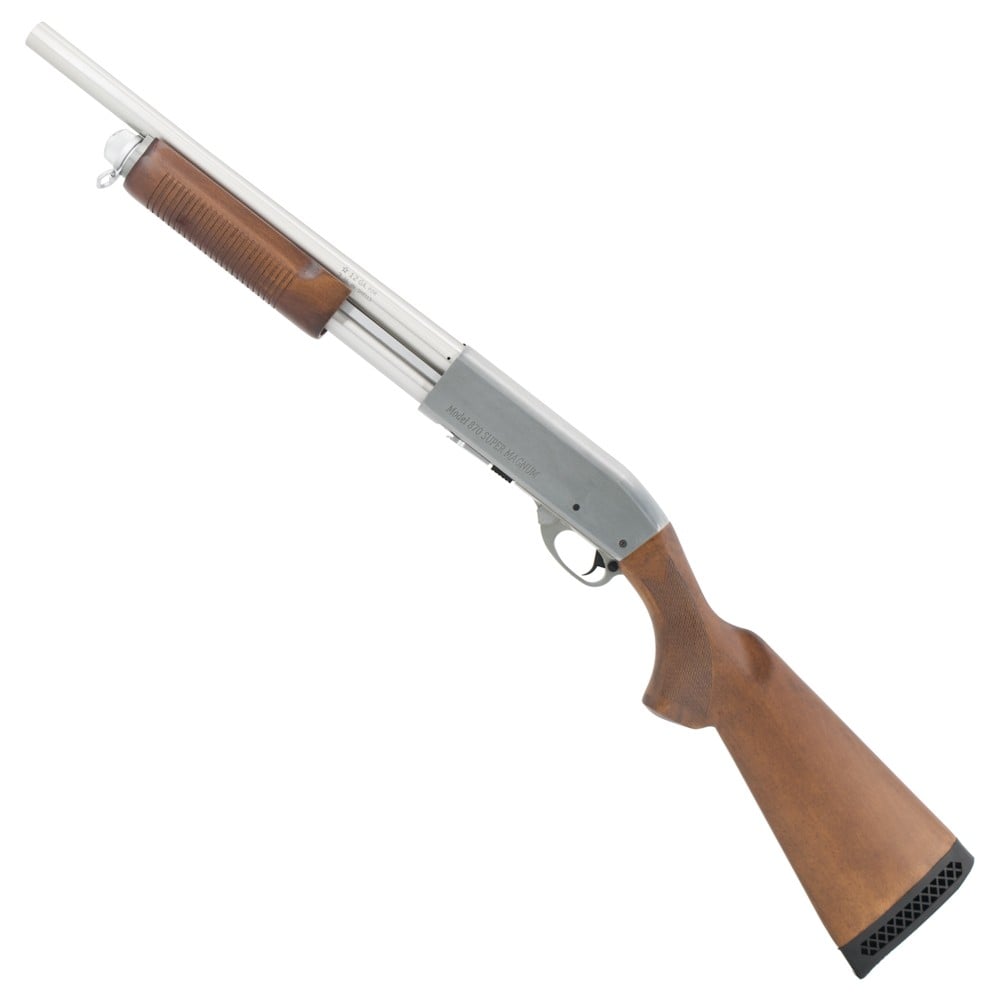 S&T Fucile a pompa ST870 in vero legno argento