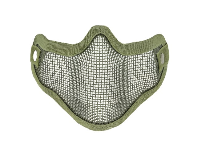 Maschera a rete in acciaio oliva di 8FIELDS