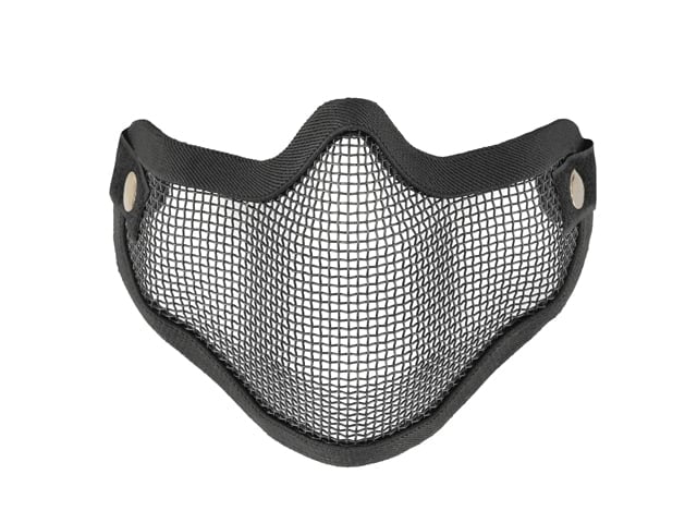 Maschera protettiva in rete d'acciaio nera di 8FIELDS