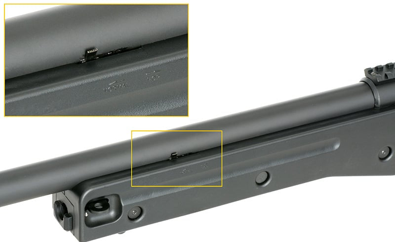 Fucile di precisione L96 / AW MP002B nero di AGM