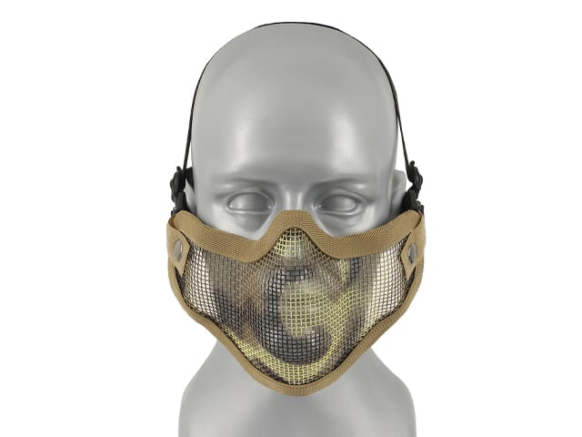 Maschera a rete in acciaio Skull Multicamo di 8FIELDS