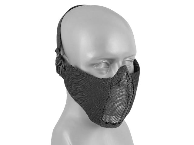 Maschera protettiva a basso profilo in rete nera di 8FIELDS