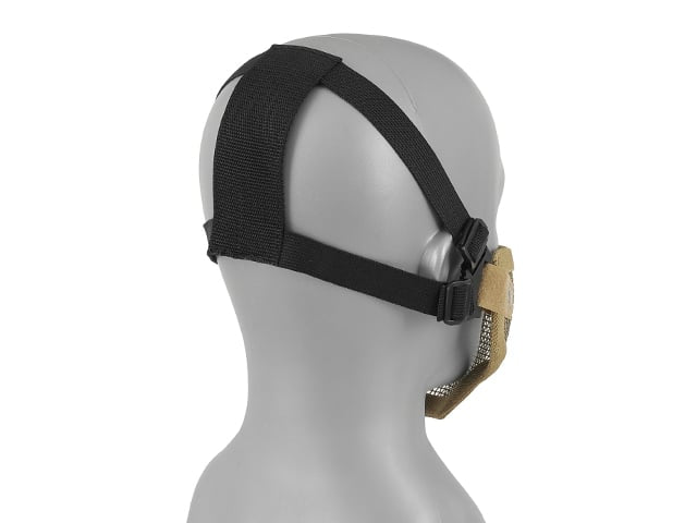 Maschera a rete in acciaio Tan di 8FIELDS