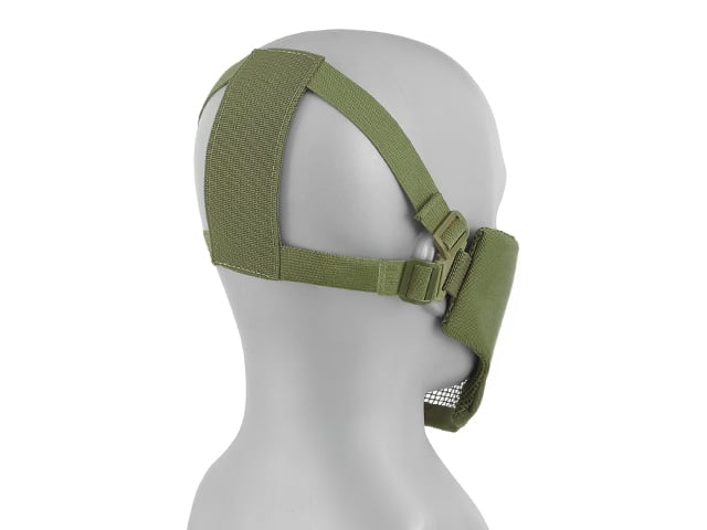 Maschera protettiva a rete low-profile oliva di 8FIELDS