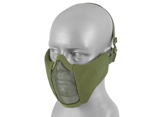 Maschera protettiva a rete low-profile oliva di 8FIELDS