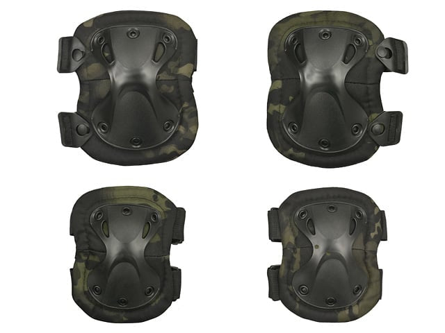 Ginocchiere e gomitiere modello C Multicamo Black di 8FIELDS