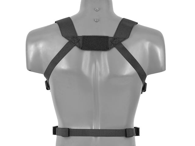 Chest Rig leggero Laser-Cut nero di 8FIELDS