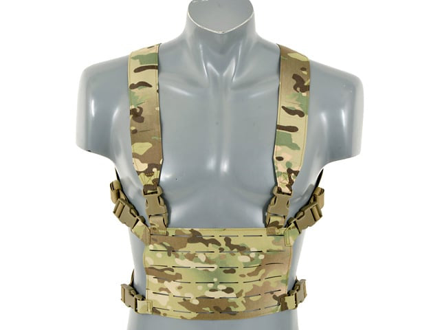 Chest Rig leggero taglio laser Multicamo di 8FIELDS