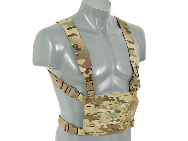 Chest Rig leggero taglio laser Multicamo di 8FIELDS