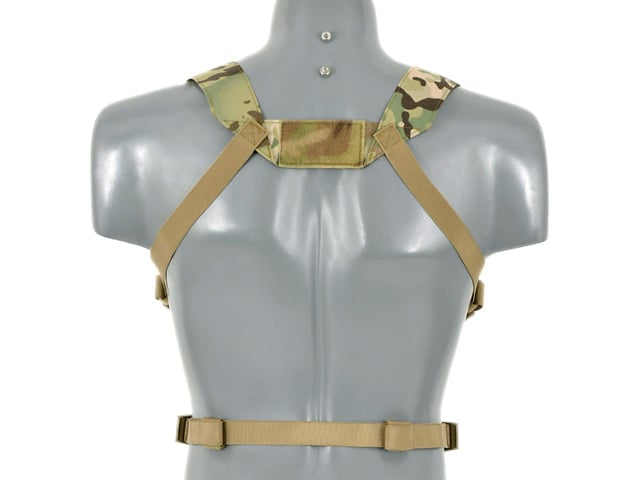 Chest Rig leggero taglio laser Multicamo di 8FIELDS