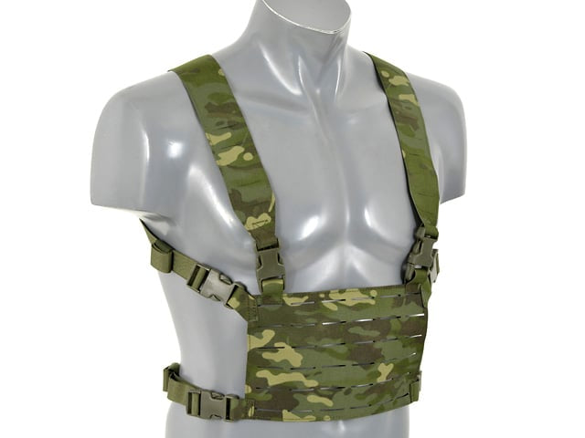 Chest Rig leggero taglio laser Multicamo Tropic di 8FIELDS