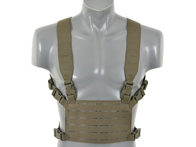 Chest Rig leggero con taglio laser Ranger Green di 8FIELDS