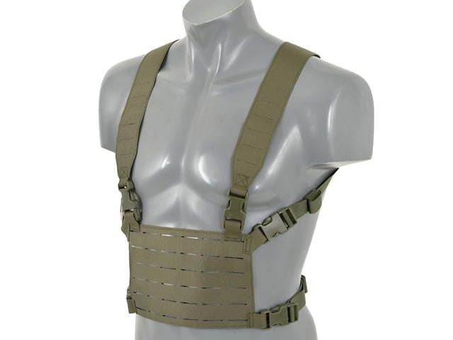 Chest Rig leggero con taglio laser Ranger Green di 8FIELDS