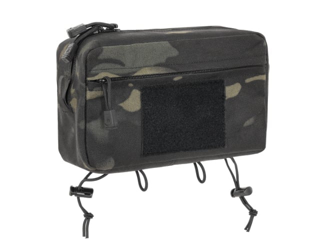 Tasca utility a due scomparti con pannello di montaggio Multicamo Black di 8FIELDS