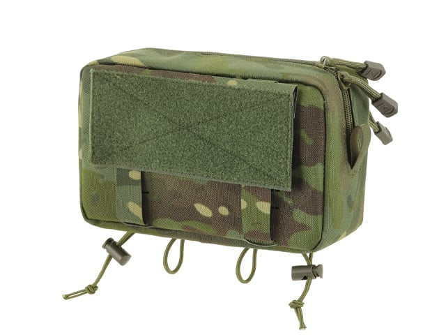 Tasca utility a due scomparti con pannello di montaggio Multicamo Tropic di 8FIELDS