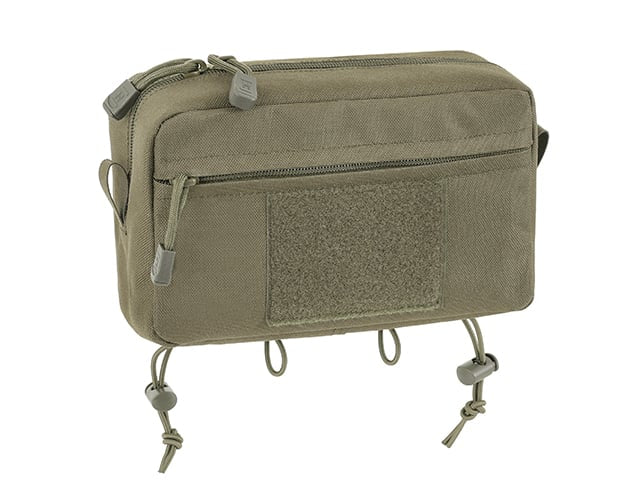 Tasca utility a due scomparti con pannello di montaggio, taglio laser Ranger Green di 8FIELDS