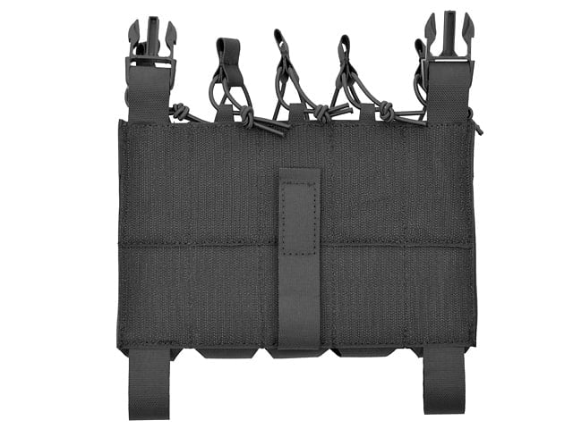 Tasca portacaricatore MP5 per 5 caricatori, Buckle-Up, Laser-Cut nera di 8FIELDS