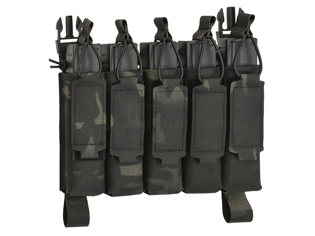 Pannello portacaricatore MP5 5 posti Buckle-Up Laser-Cut Multicamo Black di 8FIELDS