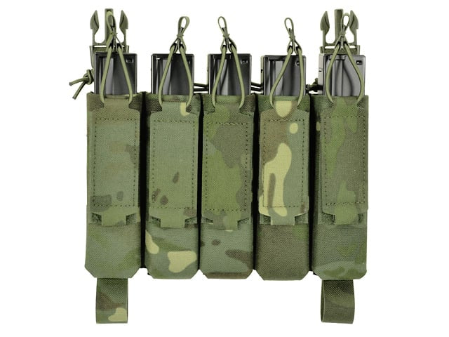 Tasca porta caricatori MP5 (5 posti) Buckle-Up Laser-Cut Multicamo Tropic di 8FIELDS