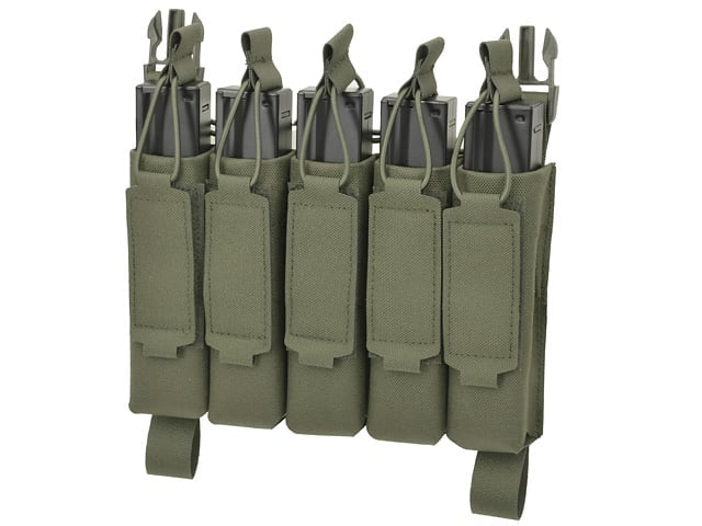 Tasca porta caricatori MP5 (5 posti) Buckle-Up Laser-Cut Ranger Green di 8FIELDS
