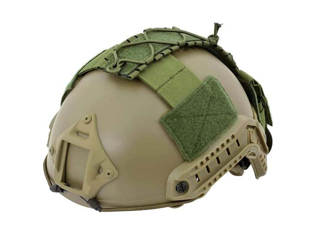 Tasca porta accessori per elmetto taglio laser olive di 8FIELDS