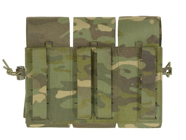 Tasca tripla per 6 caricatori AR15, taglio laser Multicamo Tropic di 8FIELDS