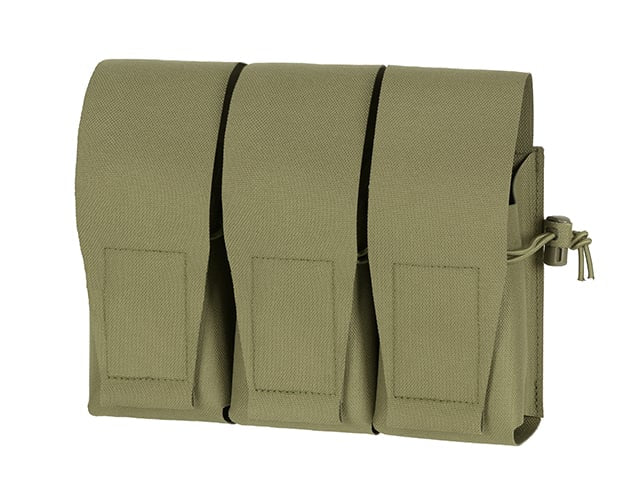 Tripla tasca porta caricatori AR15, taglio laser - Olive di 8FIELDS