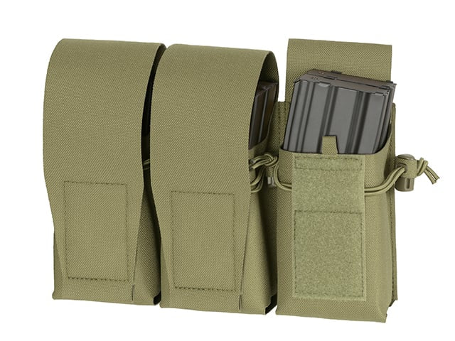 Tripla tasca porta caricatori AR15, taglio laser - Olive di 8FIELDS
