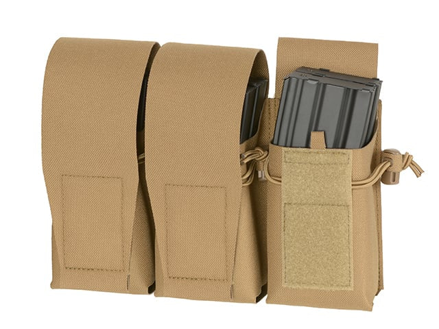 Tasca tripla per 6 caricatori AR15, taglio laser Tan di 8FIELDS
