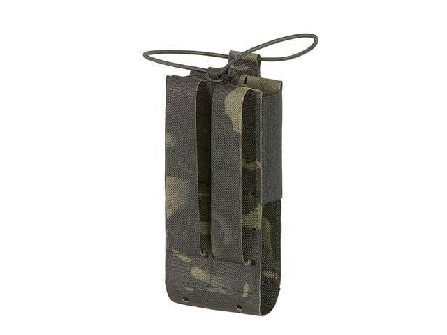 Tasca porta radio open-top taglio laser Multicamo Black di 8FIELDS
