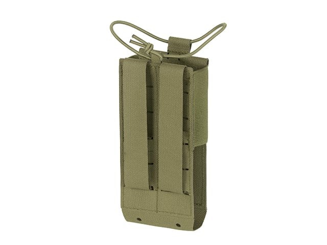 Tasca porta radio Open-Top Laser Cut oliva di 8FIELDS