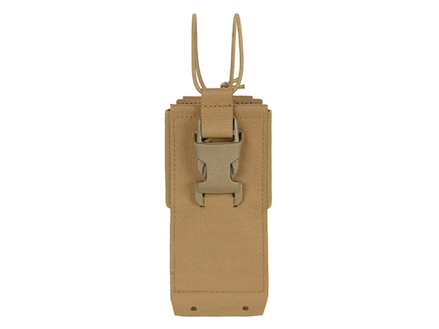 Tasca porta radio Open-Top Laser Cut color Tan di 8FIELDS
