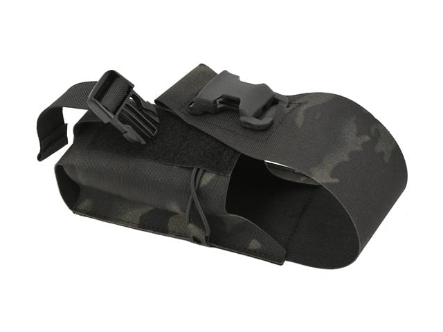 Tasca porta granata M18 / bottiglia 0.5L MOLLE Taglio Laser Multicamo Nero di 8FIELDS