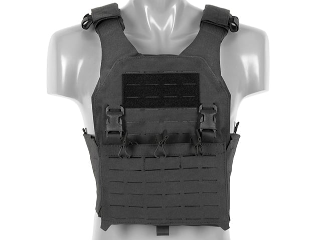 Plate Carrier QRF Laser-Cut Buckle Up con tasca AR15/AK - Nero di 8FIELDS