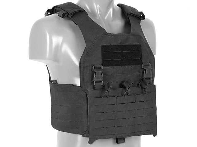 Plate Carrier QRF Laser-Cut Buckle Up con tasca AR15/AK - Nero di 8FIELDS