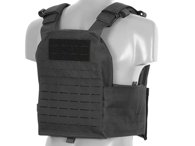 Plate Carrier QRF Laser-Cut Buckle Up con tasca AR15/AK - Nero di 8FIELDS