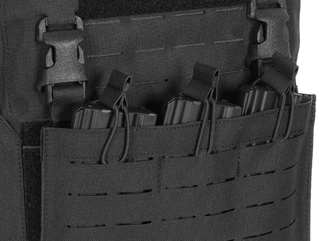 Plate Carrier QRF Laser-Cut Buckle Up con tasca AR15/AK - Nero di 8FIELDS