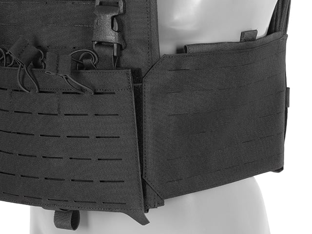 Plate Carrier QRF Laser-Cut Buckle Up con tasca AR15/AK - Nero di 8FIELDS