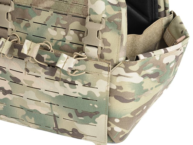 QRF Plate Carrier Laser-Cut Buckle Up con Tasca Caricatore AR15/AK Multicamo di 8FIELDS