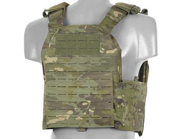 Plate Carrier QRF Laser-Cut Buckle Up Multicamo Tropic di 8FIELDS